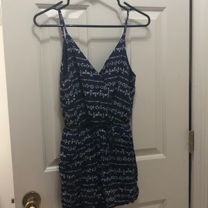 NWT size small Blue and white romper
